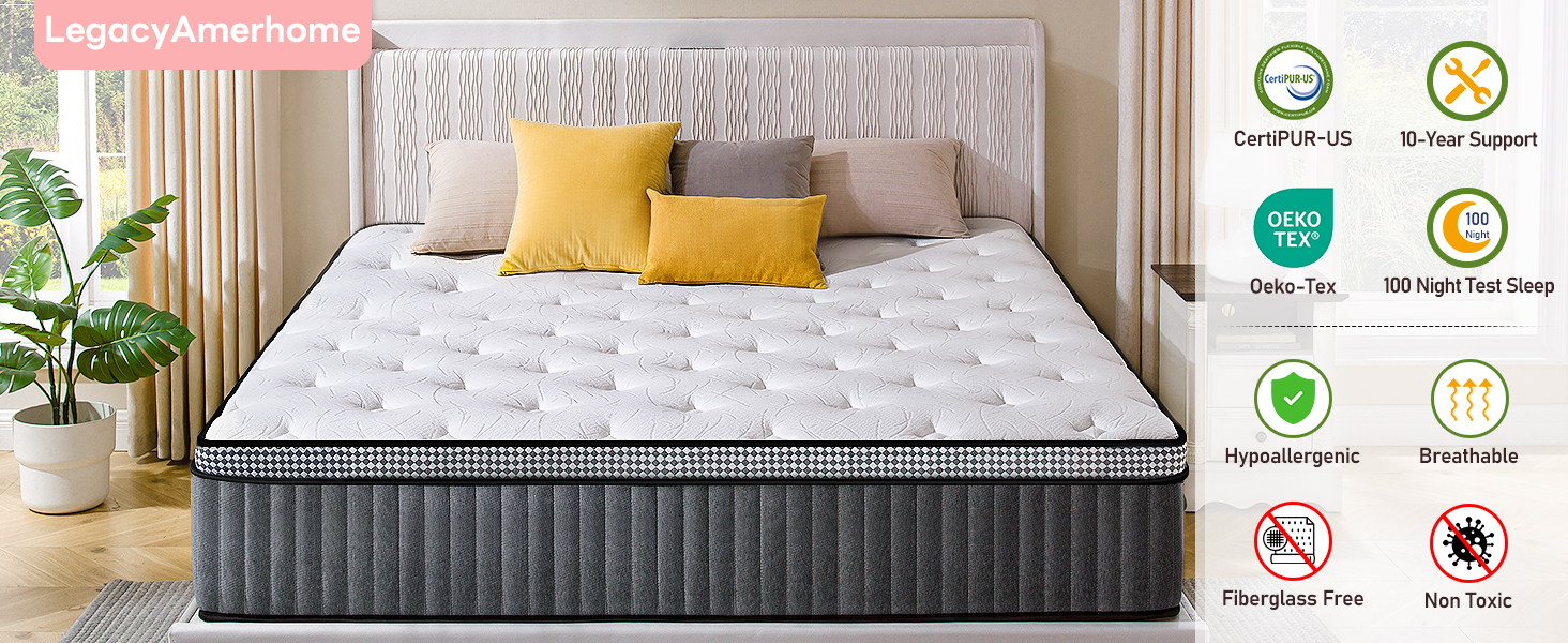 queen mattress 12 inch