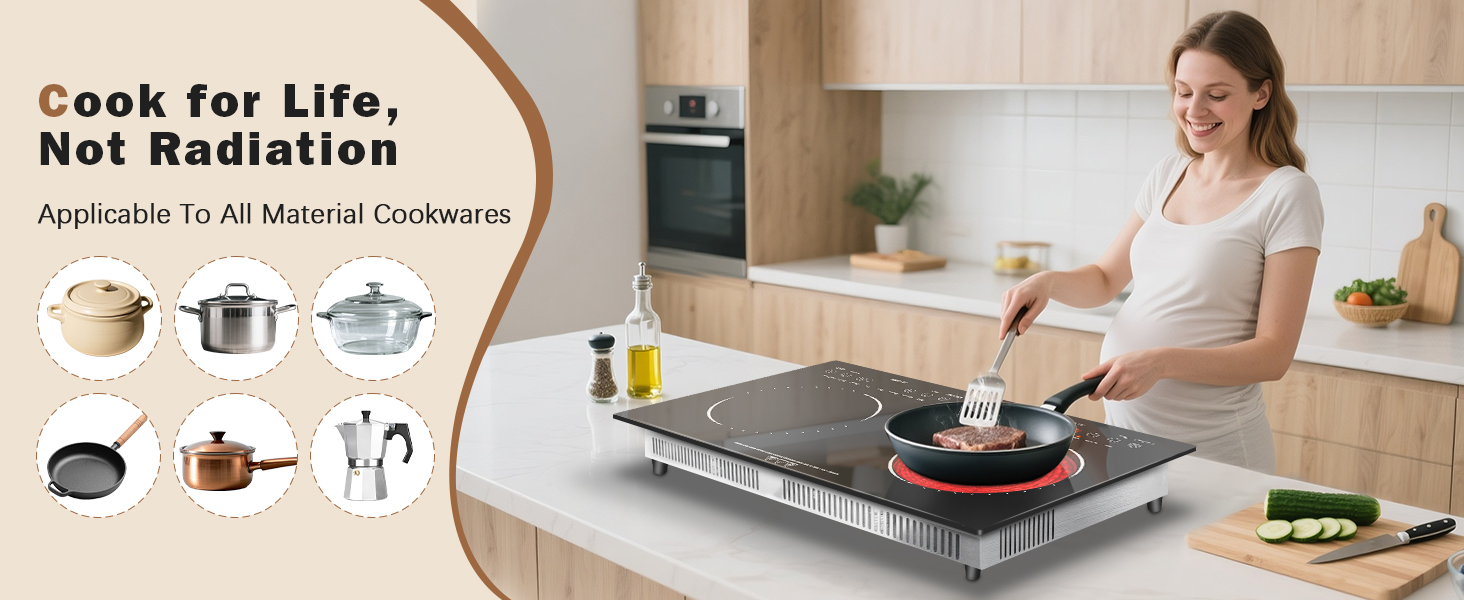 2 burner electric cooktop