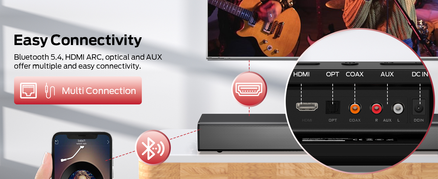 bluetooth soundbar for tv