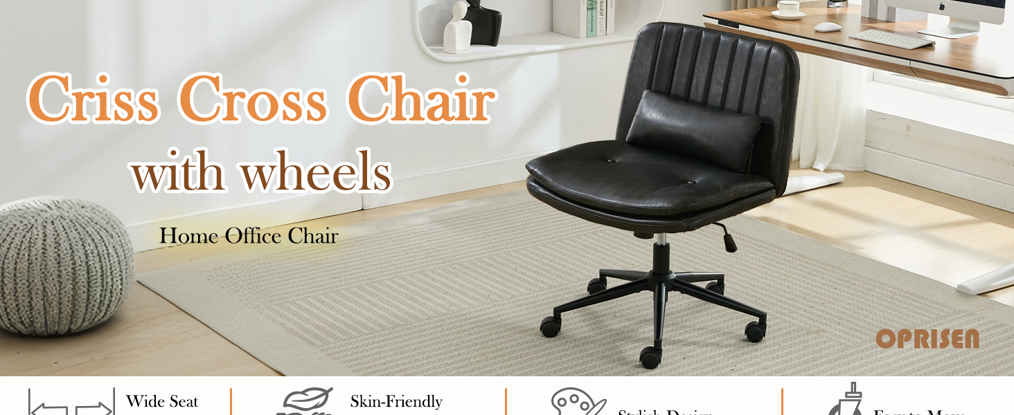 Criss Cross Chair with Wheels