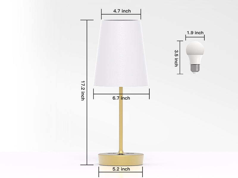 LED bulb included
