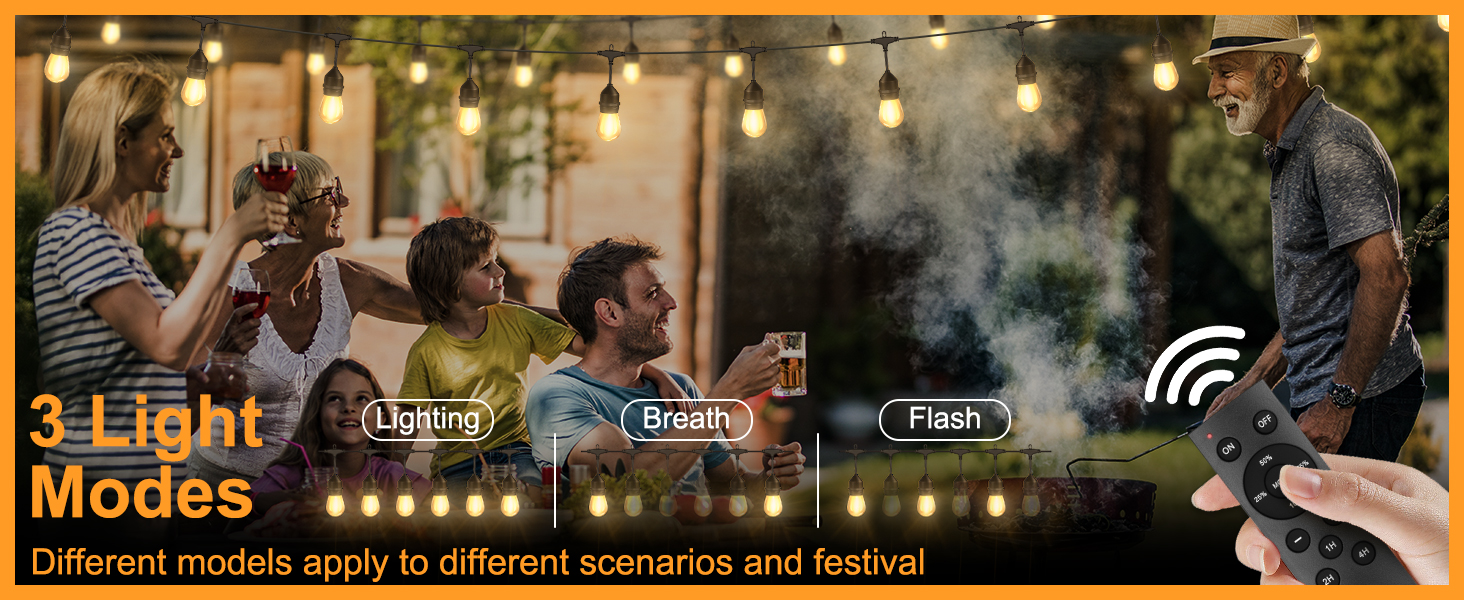 outdoor string lights