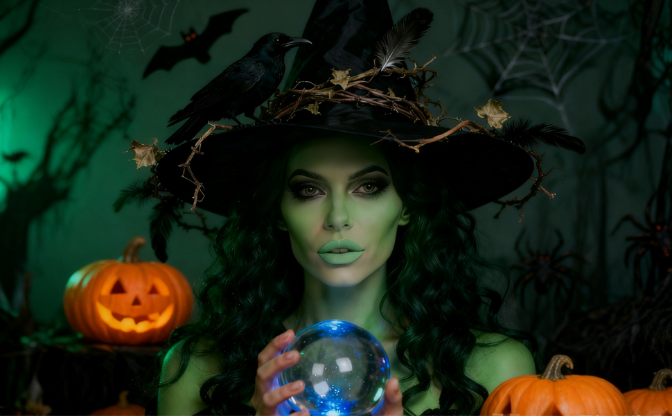 Halloween SFX Witch Makeup Elphaba Costume Face Paint Stick