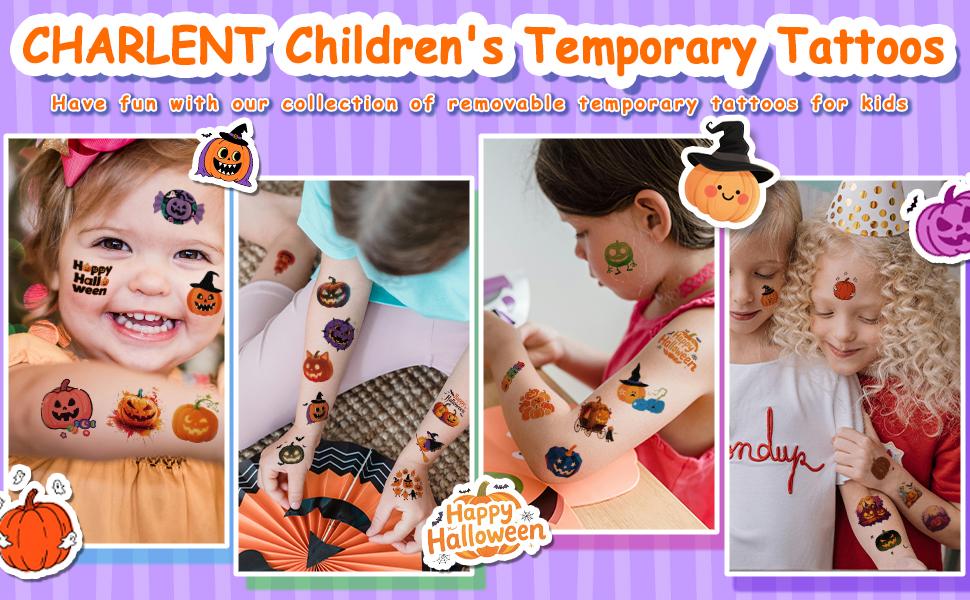 Halloween tattoos for  kids
