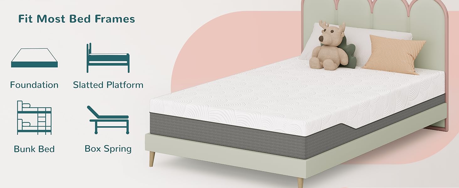 twin xl size gel memory foam mattress 8 10 12 inch single bed cooling mattresses in a box