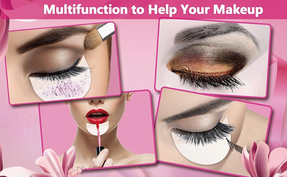 eyeshadow shield makeup under undereye pad protection reusable tape eyeliner patches mascara guard