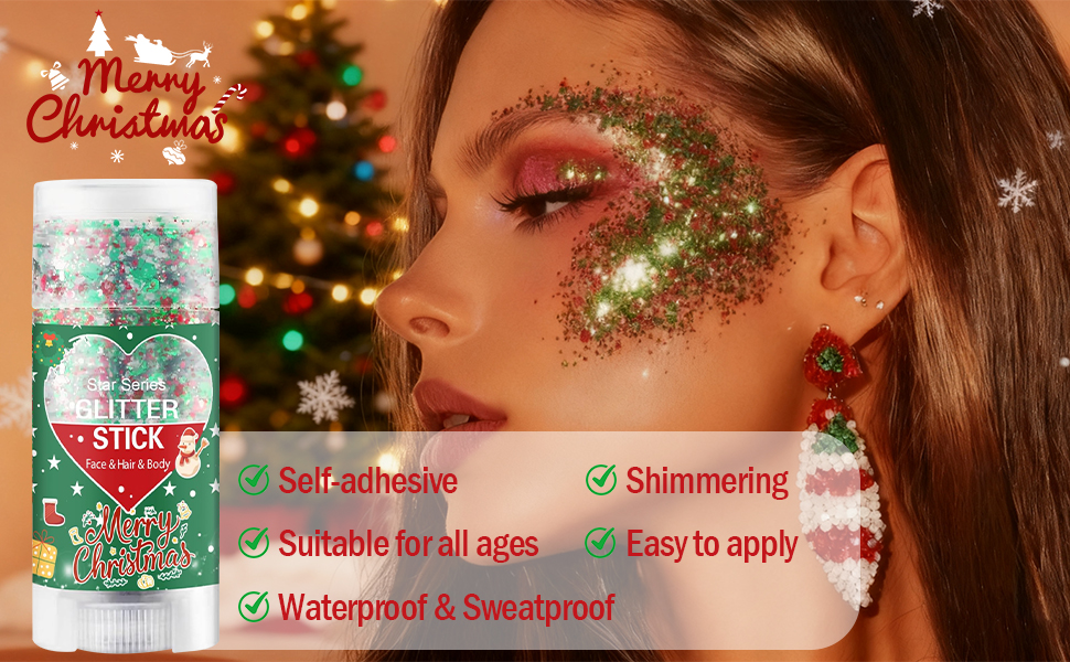 Christmas makeup