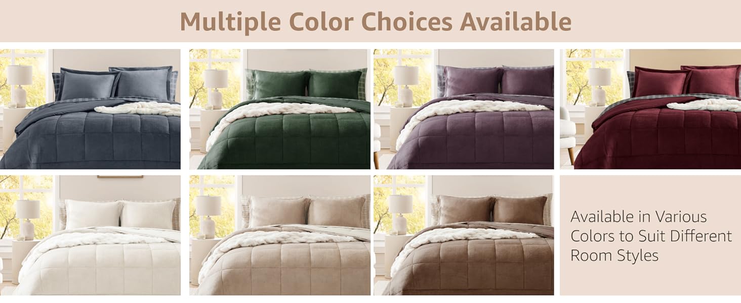 Multiple Color Comforter Set