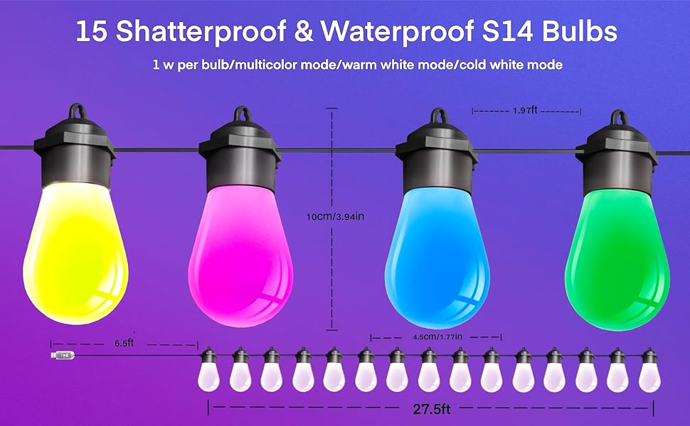 string lights for outside