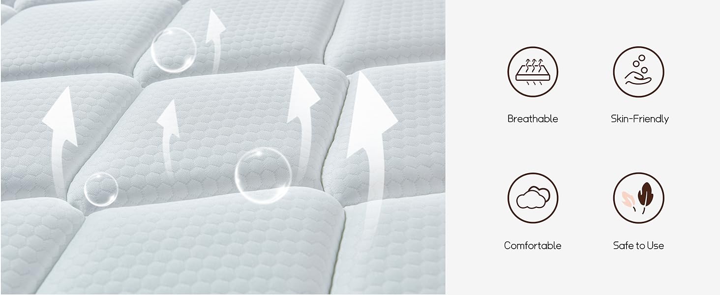 Naruchu hybrid mattress in a box