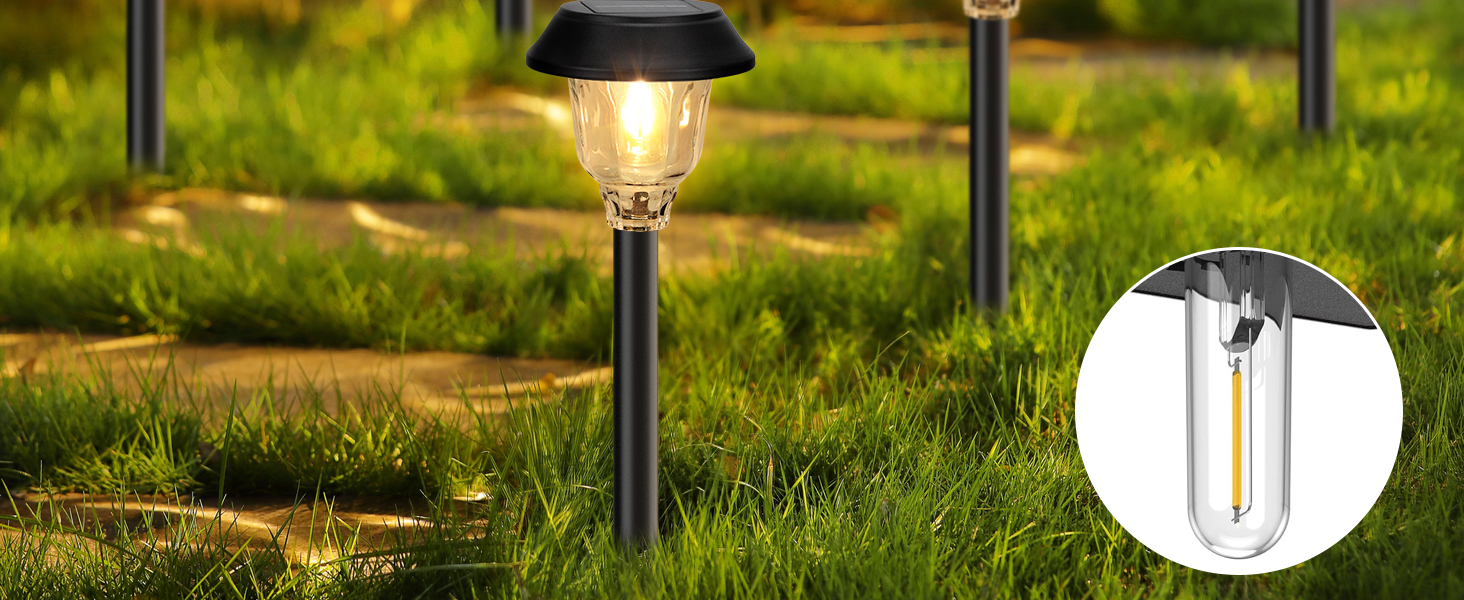 Solar Lights Outdoor Pathway Lights