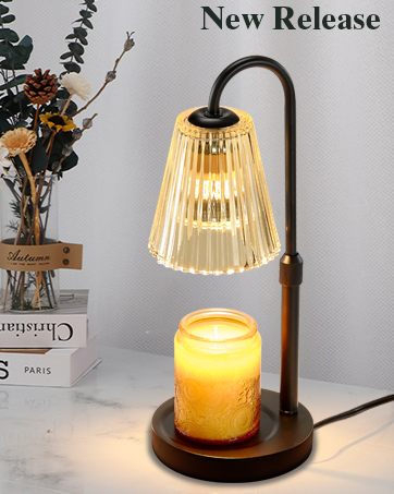 candle warmer lamp black