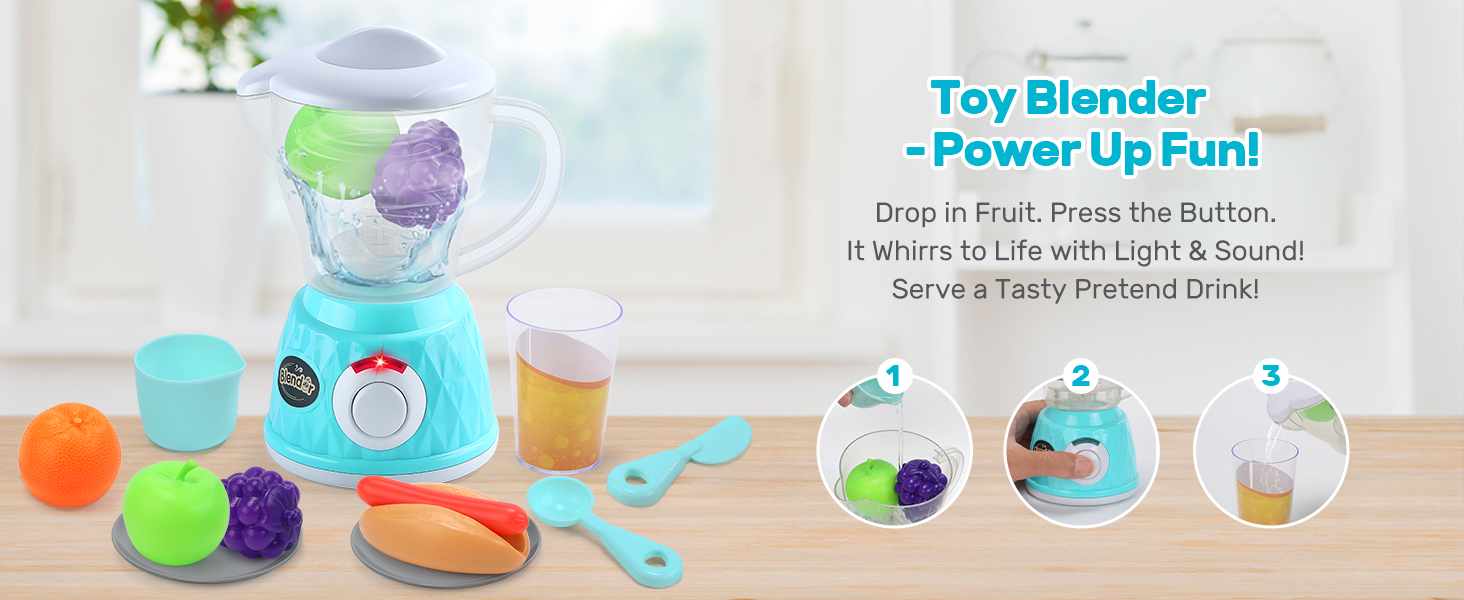 CUTE STONE Play Kitchen Appliances Toy Set