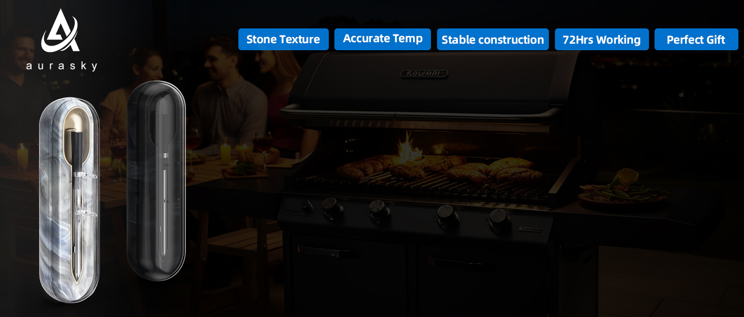 CP20 wireless meat thermometer Black