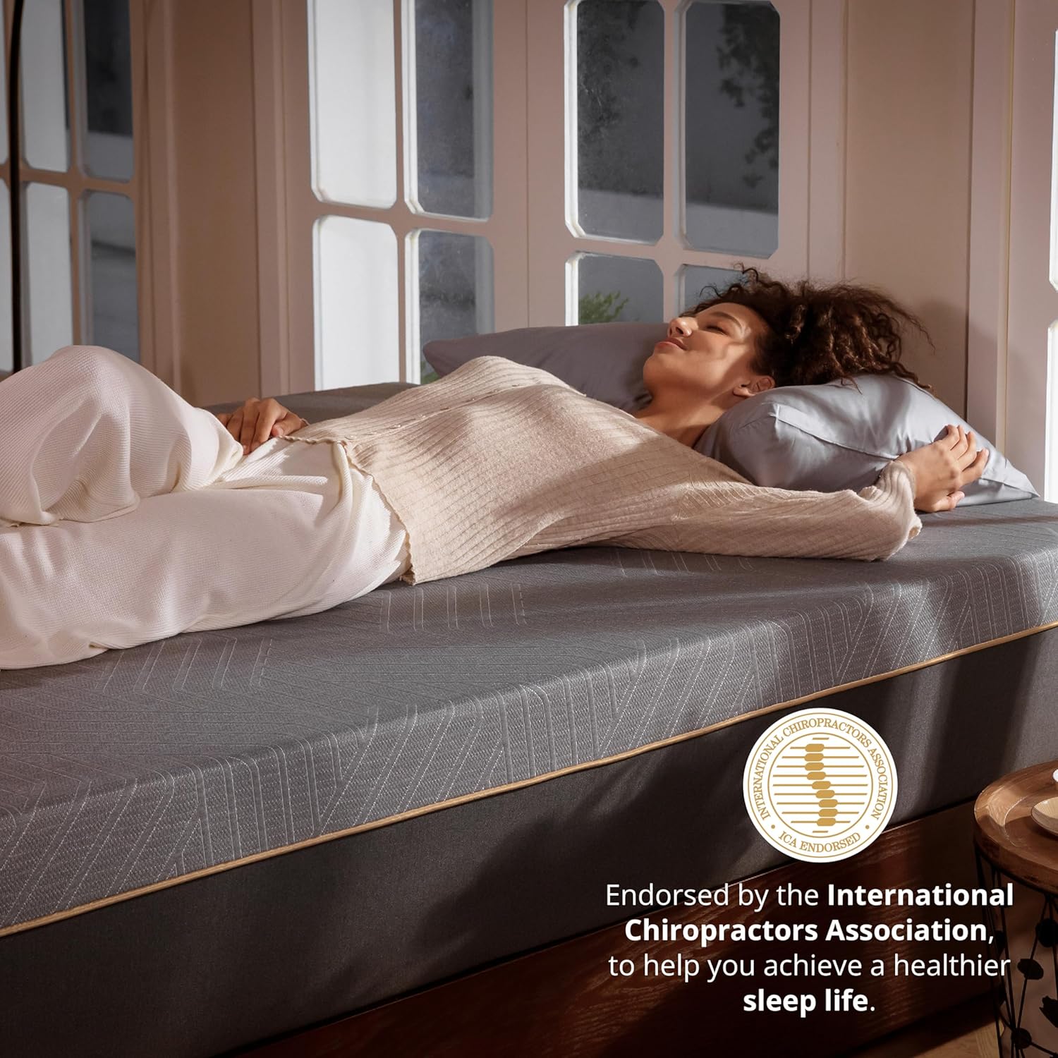 EGOHOME 12 Inch Twin XL Memory Foam Mattress for Back Pain, Cooling Copper Gel Bed in a Box, Foam Made in USA, CertiPUR-US Certified, Therapeutic Medium Firm, Daybed 38x80x12 Black - Image 4