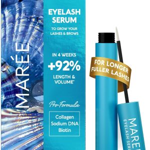 MAREE Eyelash Serum To Grow Lashes & Brows - Eye Lash Serum for Eyelash Growth Without Prostaglandin - Rapid Enhancing Lash Growth Eyebrow Boost Oil - Sérum De Pestañas Suero Para Pestañas Crecimiento
