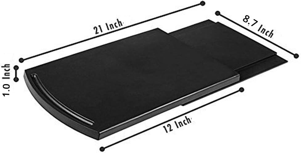 HauSun Handy Sliding tray Sliding Tray Mat for Coffee Maker,Kitchen Appliance Moving Caddy,Countertop Stoage for Air Fryer, Blender, Stand Mixer,Food Processors,2 Sets - Image 2