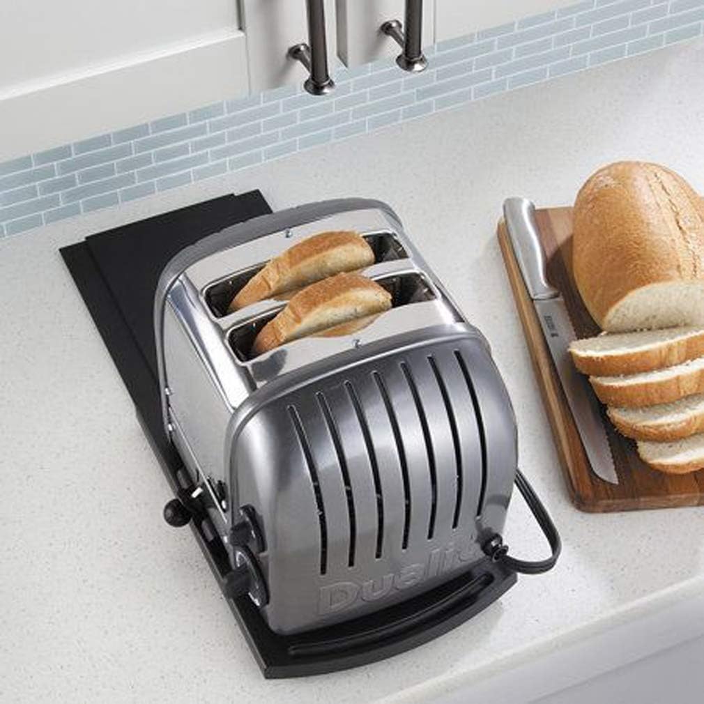 HauSun Handy Sliding tray Sliding Tray Mat for Coffee Maker,Kitchen Appliance Moving Caddy,Countertop Stoage for Air Fryer, Blender, Stand Mixer,Food Processors,2 Sets - Image 5