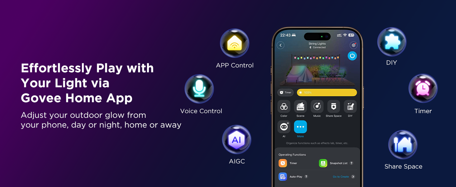 Govee outdoor string lights
