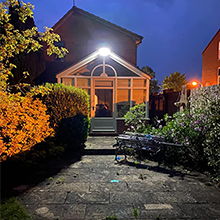 solar security lights motion sensor