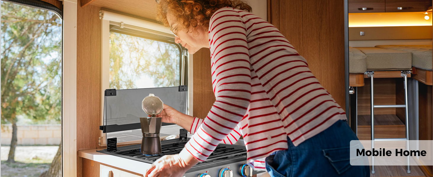 RV propane cooktop 3 burners for RV