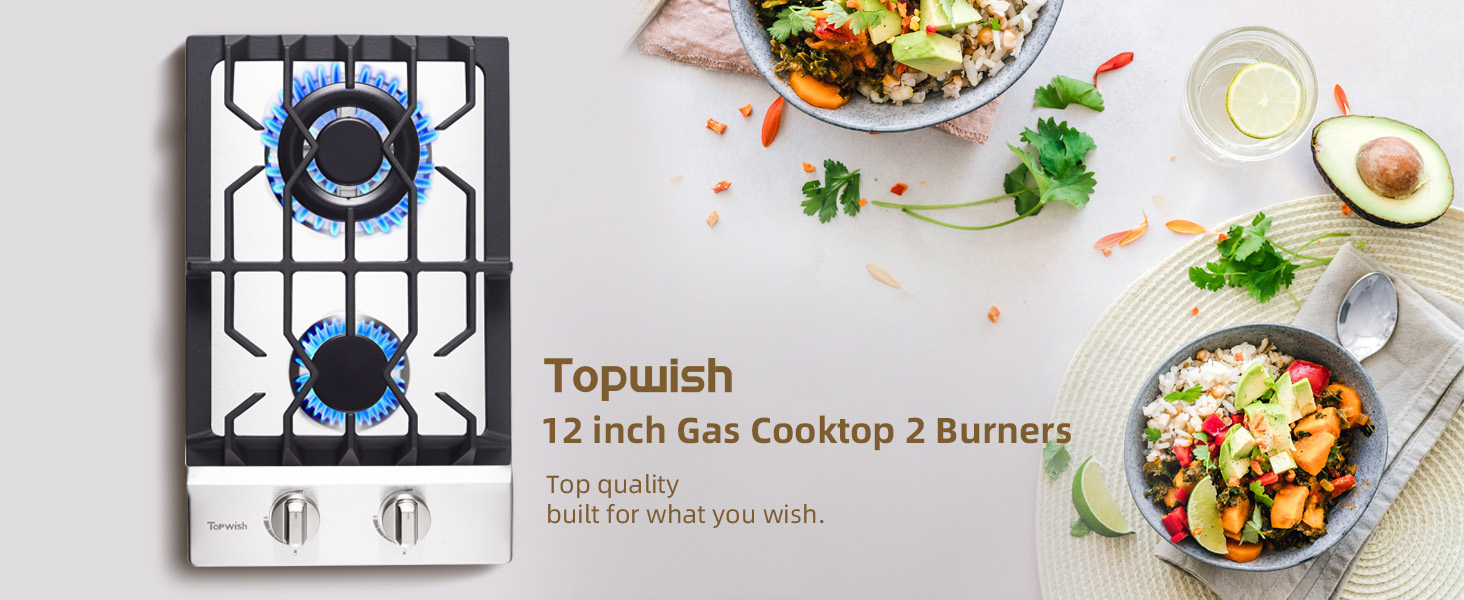 Gas cooktop