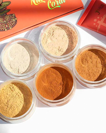 Juvia's Place Nubian Glow Eyeshadow Palette, 6 Beautifully Warm Toned Orange and Golds, Matte an