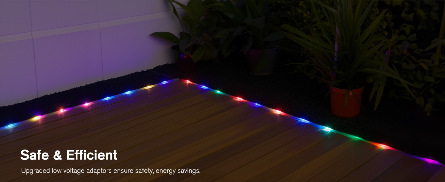 led rope lights outdoor waterproof