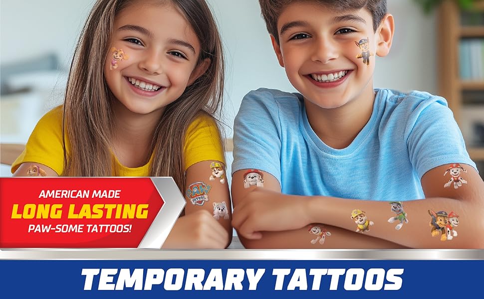 Paw Patrol Temporary Tattoos