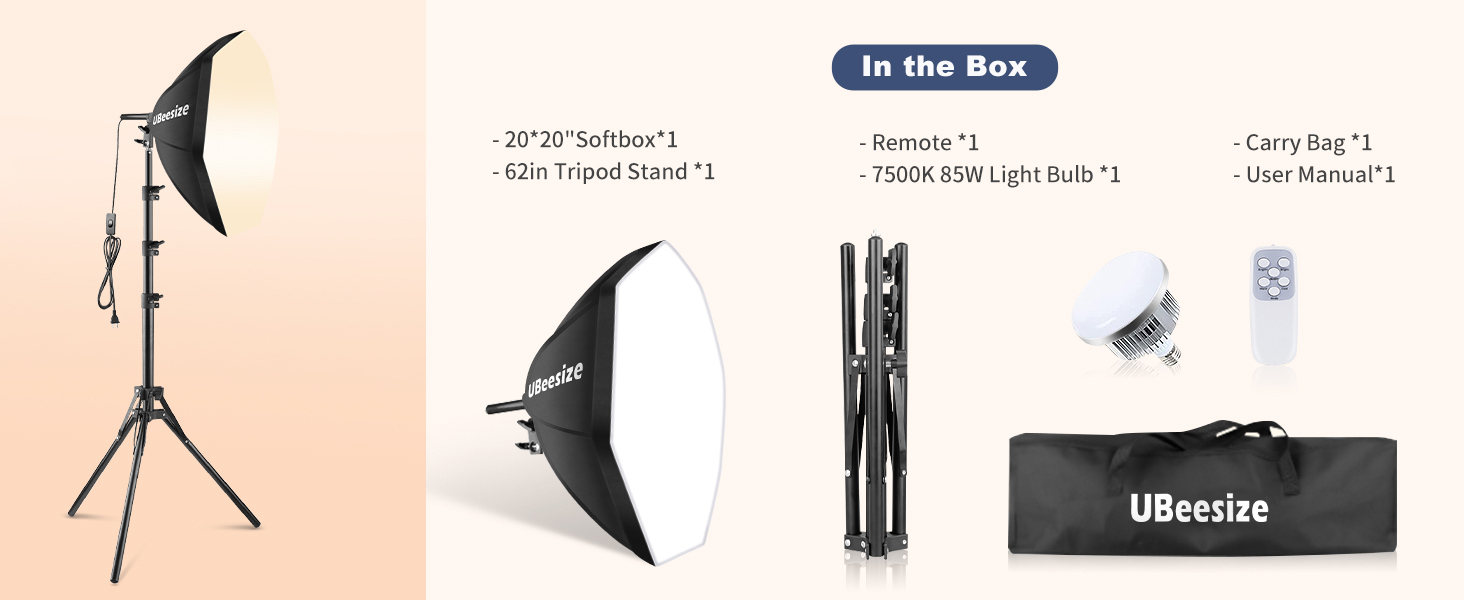 Softbox Photography Lighting Kit