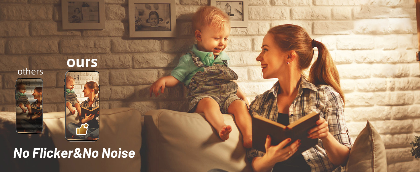 No Flicker and Noise