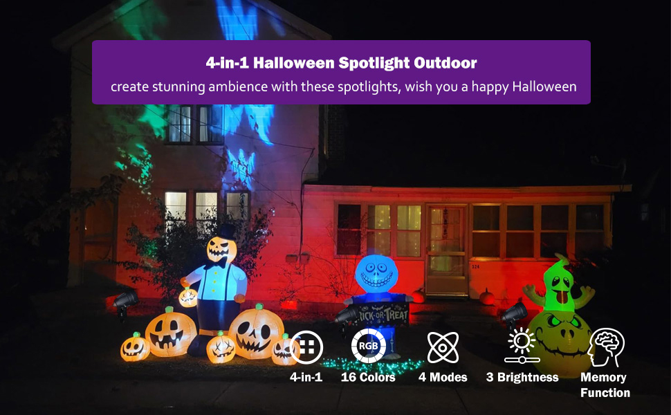 halloween spotlight outdoor