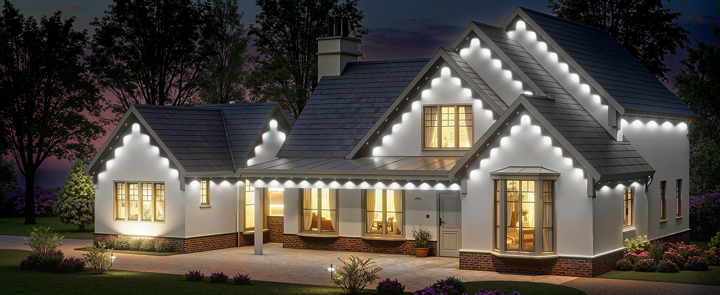 permanent christmas lights outdoor