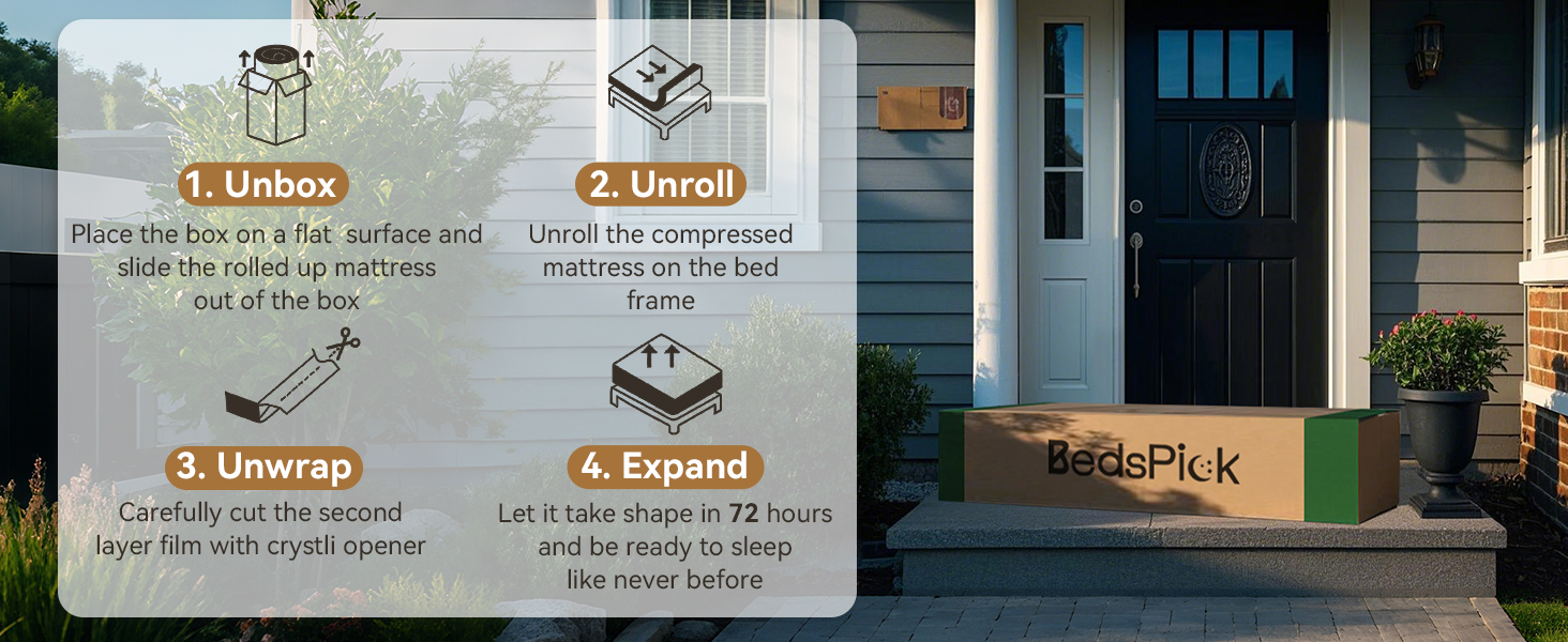 queen mattress in a box