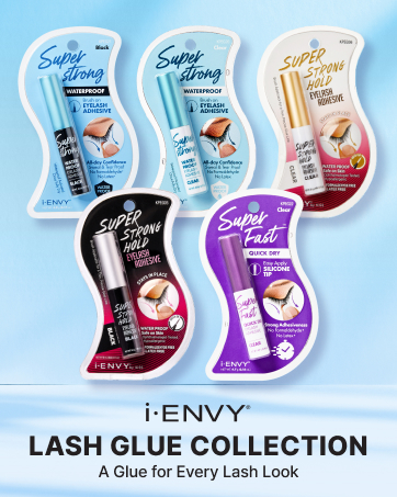 ienvy false lashes cluster lash strip eyelash adhesive glue super strong hold makeup beauty wispy