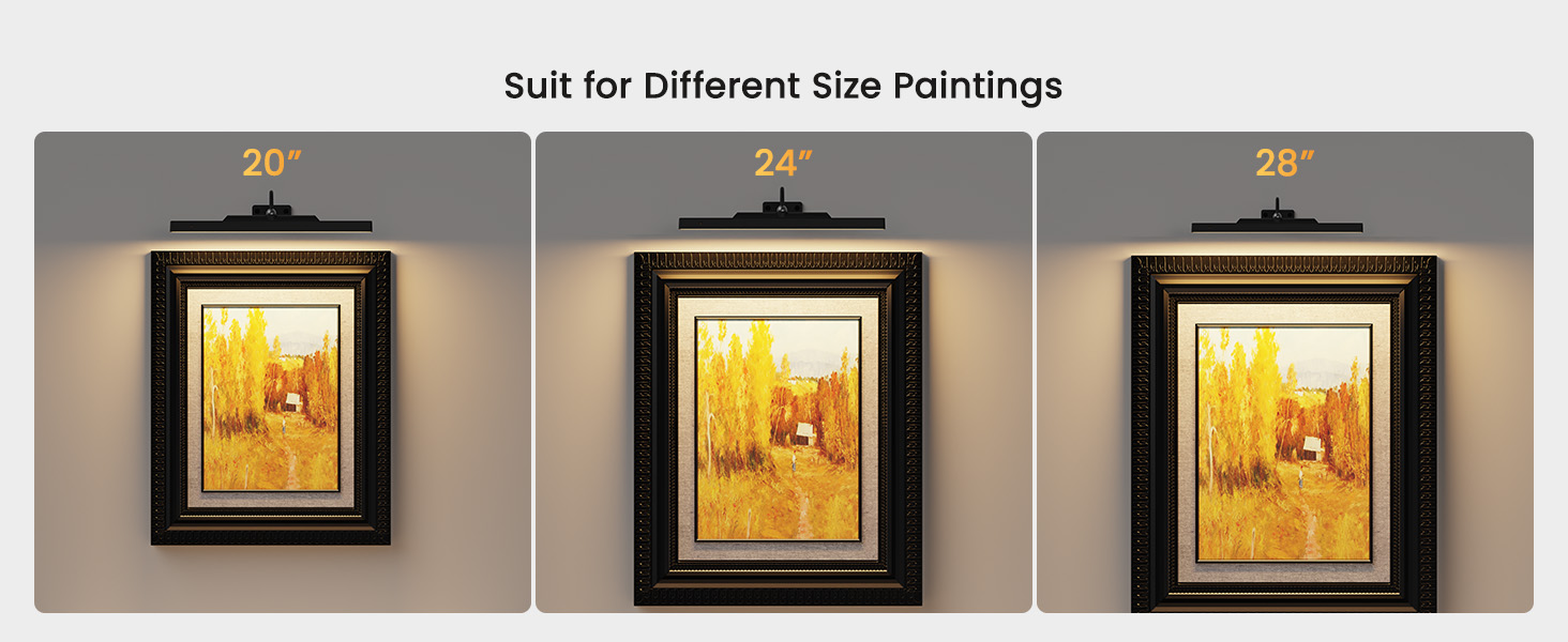 wireless picture lights for wall