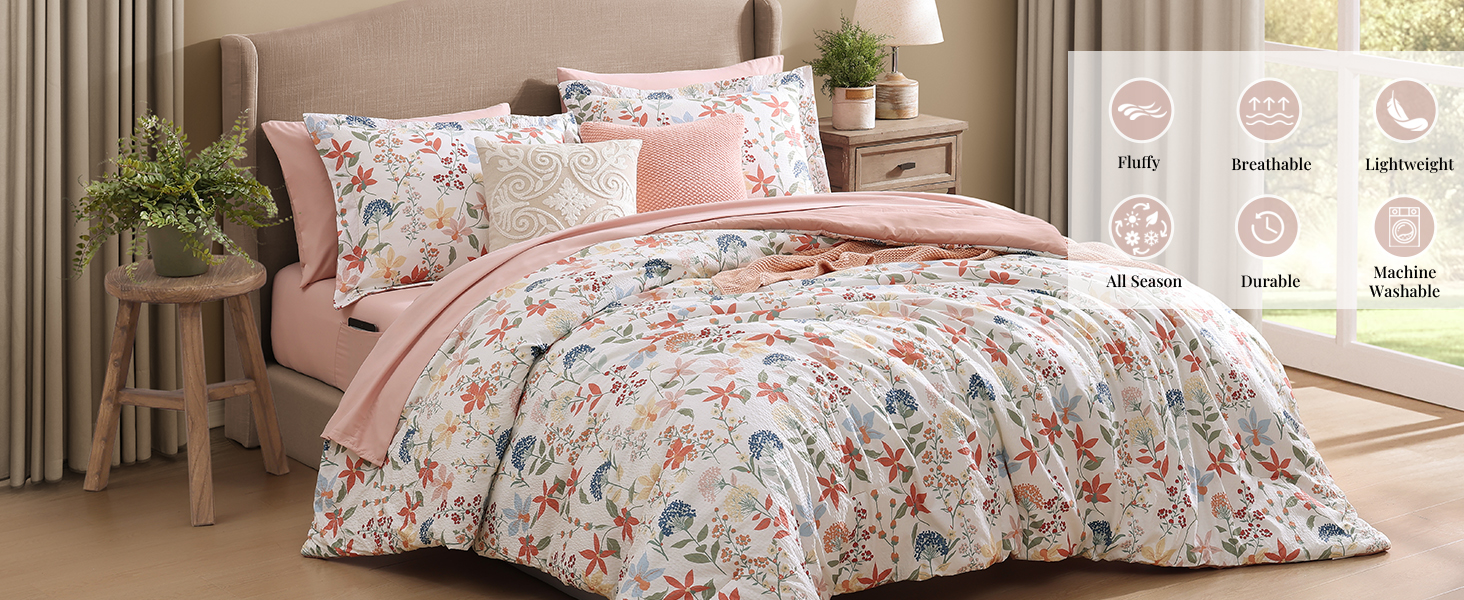 floral comforter set