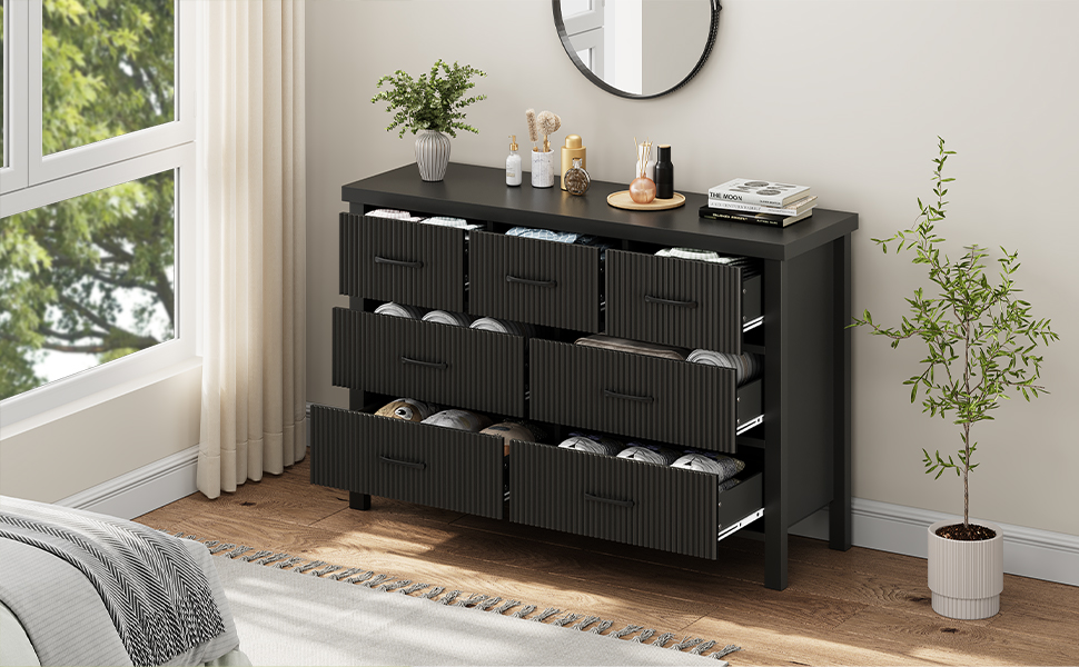 7 Drawer Dresser for Bedroom