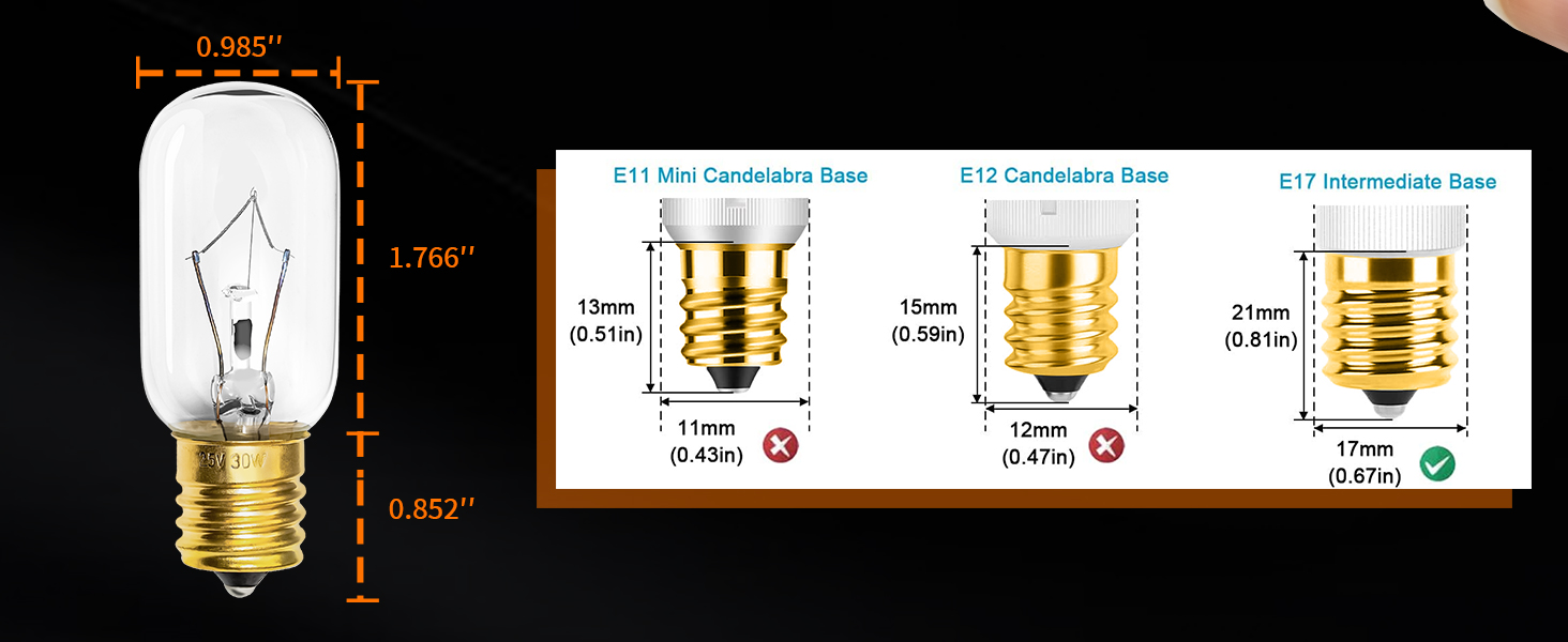 oven light bulbs microwave range hood