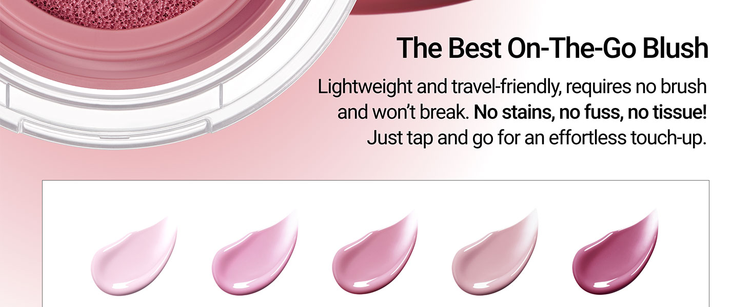 cushion blush, blush korean, blush makeup, mini blush, jelly blush, blush for cheeks, liquid blush