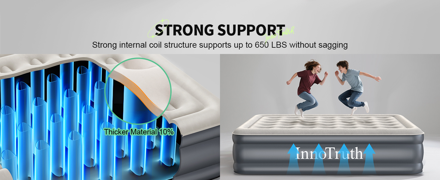 air mattress queen with built in pump inflatable blow up mattress air bed airbed