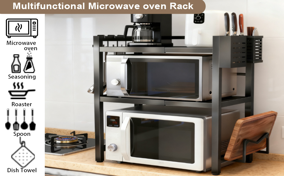 microwave shelf microwave oven rack microwave stand countertop storage organizer