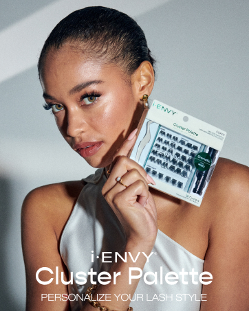 ienvy false lashes cluster lash strip eyelash adhesive glue super strong hold makeup beauty wispy