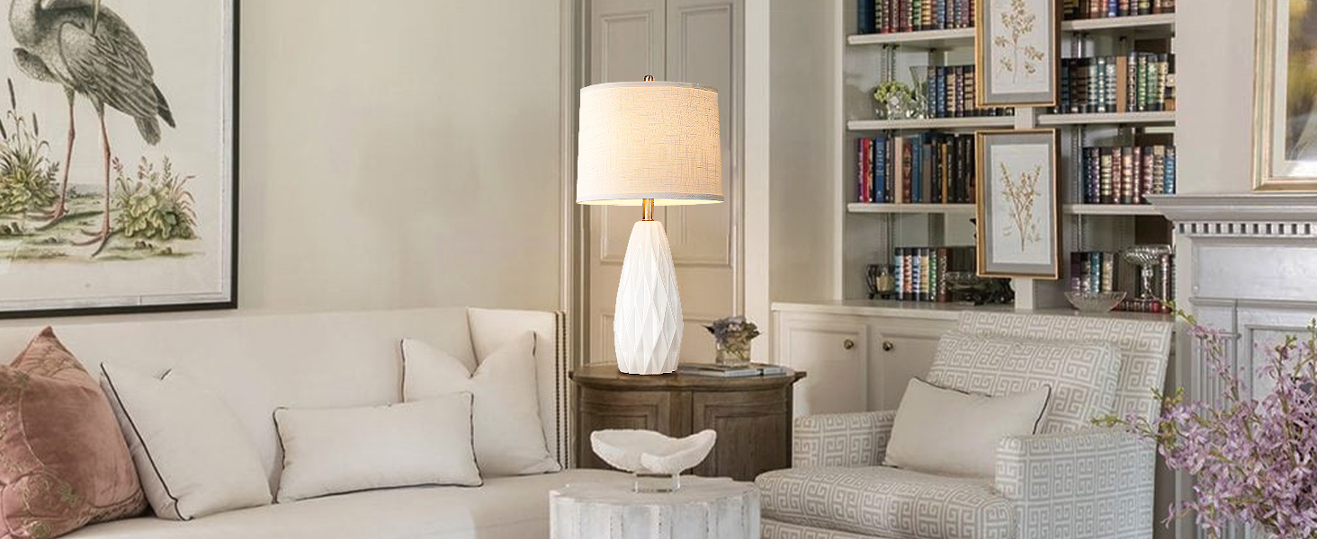  KunruiTAI Ceramic Table Lamps