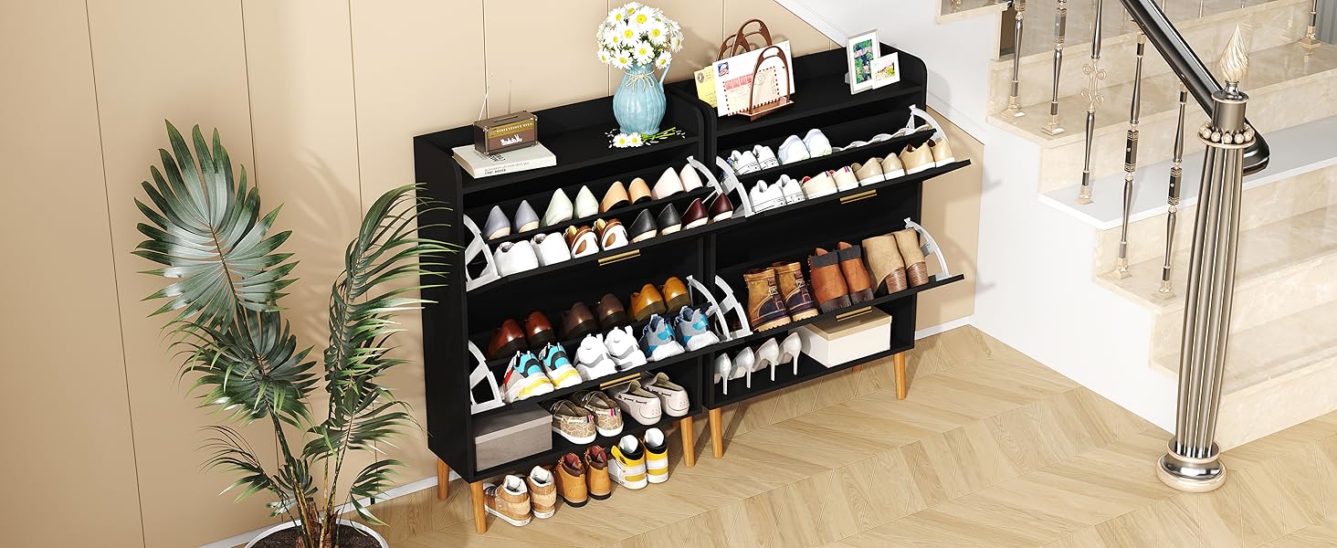 30 Inches Narrow Shoe Storage Cabinet
