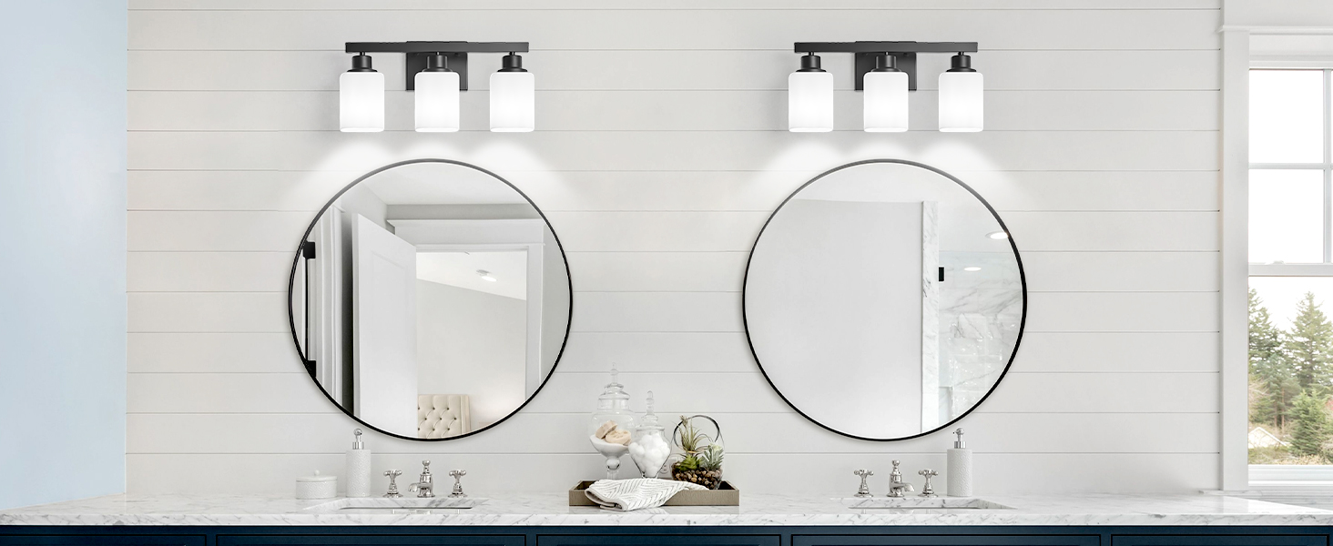 3light bathroom light fixtures vanity lights bathroom lighting over mirror matte black modern square