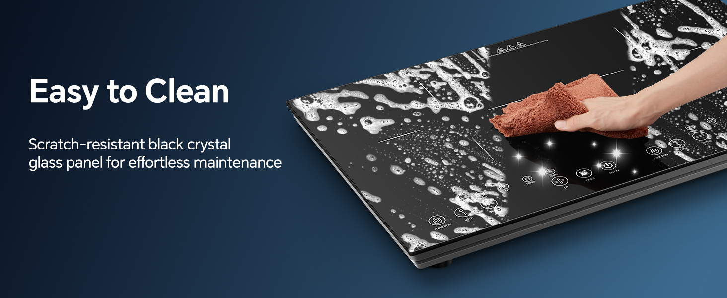 double burner electric cooktop