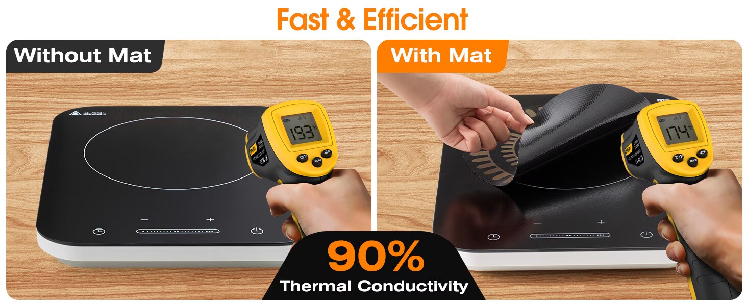 induction cooktop mat