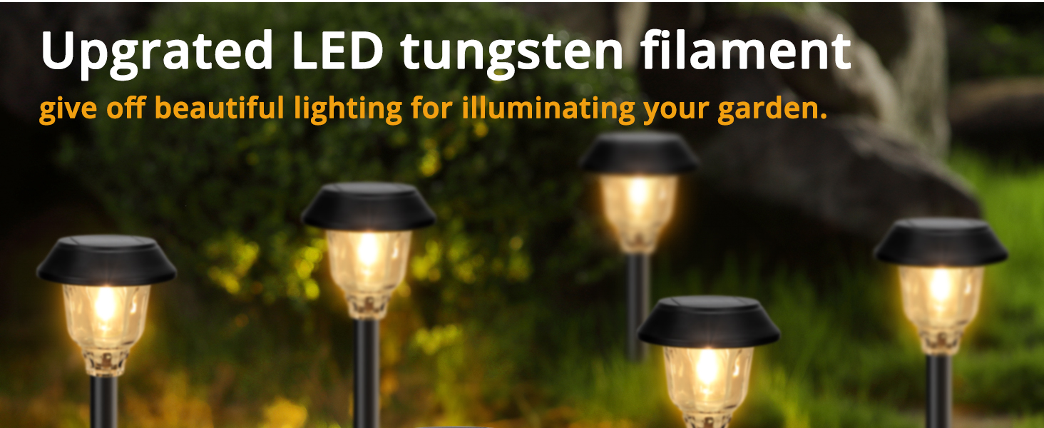 Solar Lights Outdoor Pathway Lights