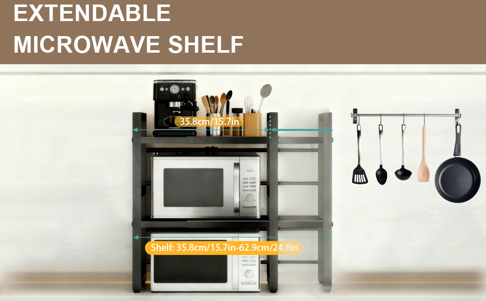 microwave shelf microwave oven rack microwave stand countertop storage organizer
